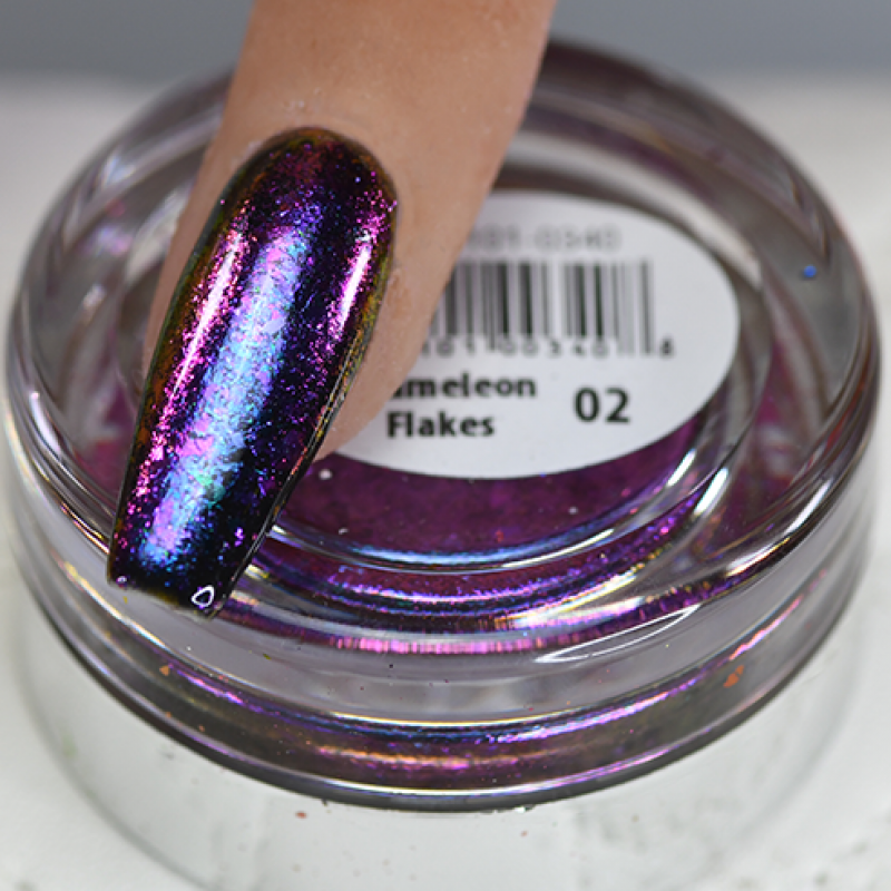 Cre8tion Nail Art Chameleon Flakes, 0.5g, CF02, 1101-0340 KK0906 